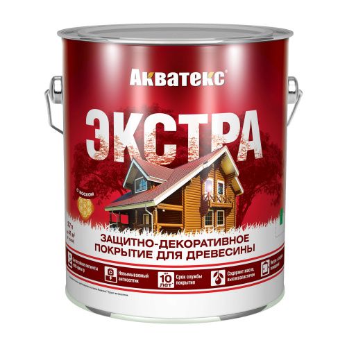 Защитное покрытие "Акватекс-Экстра" орех 9,0л.