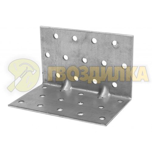 Уголок крепежный  60* 90* 60*1,8мм ДВОЙНОЕ УСИЛЕНИЕ